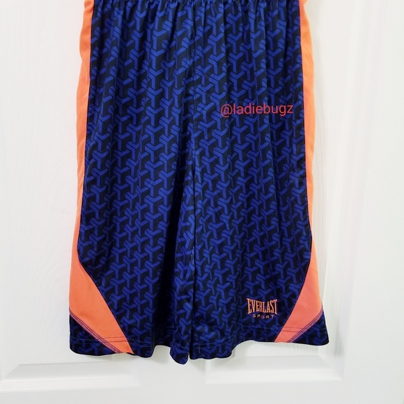 Shorts & T-shirt Set Neon Orange, Navy, Black - Picture 2 of 6